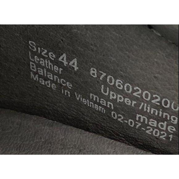 Dansko Shoes Mens US 10.5/11 EU 44 Wyatt Moc Toe Oxford Black Lace Up NICE! - Picture 6 of 6